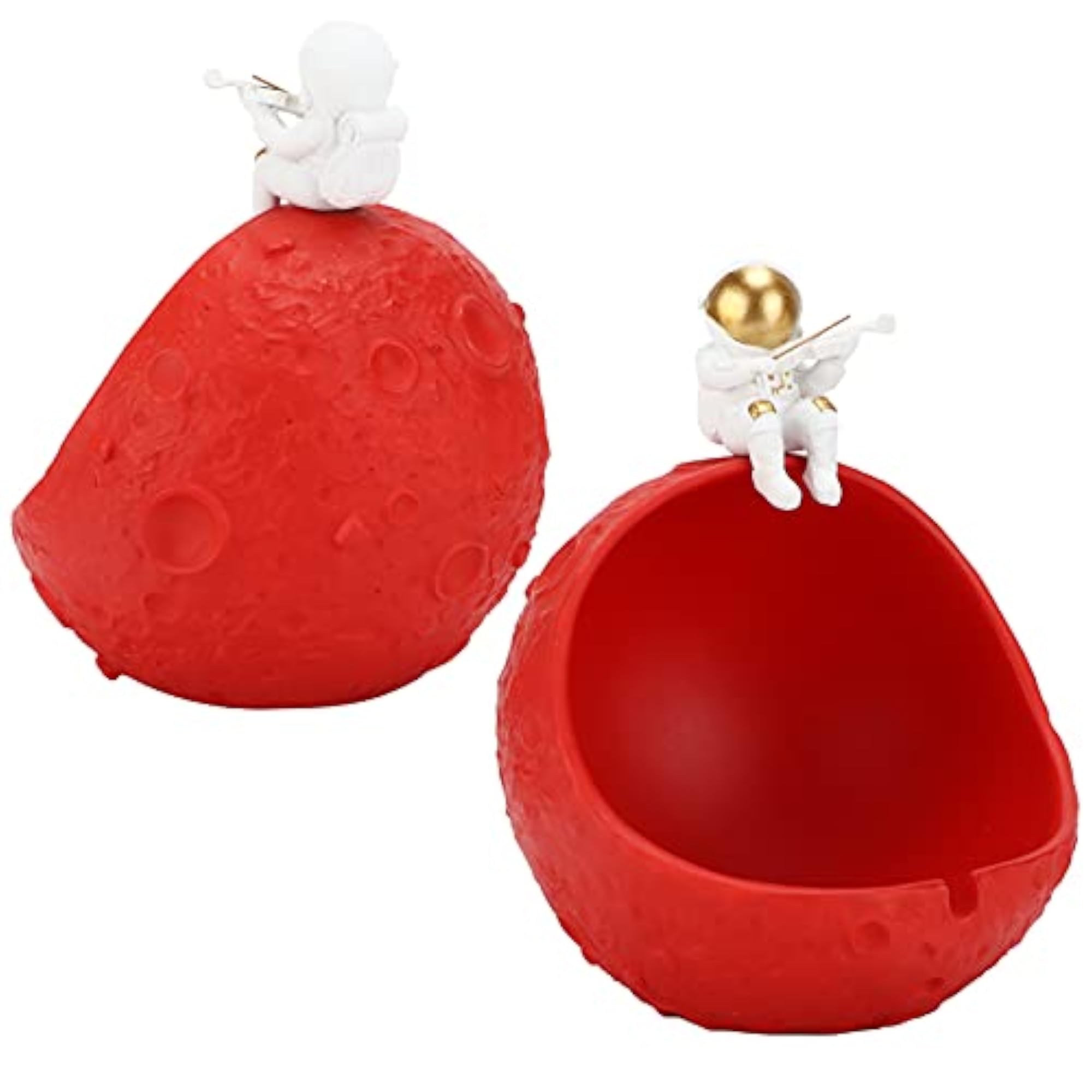 Modern Windproof Ashtray with Astronaut Decor for Homes